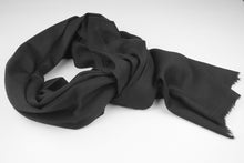 Lade das Bild in den Galerie-Viewer, Pashmina, 100% Kaschmir, schwarz
