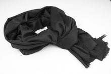 Lade das Bild in den Galerie-Viewer, Pashmina, 100% Kaschmir, schwarz
