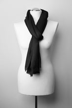 Lade das Bild in den Galerie-Viewer, Pashmina, 100% Kaschmir, schwarz
