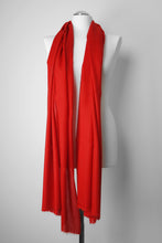 Lade das Bild in den Galerie-Viewer, Pashmina, 100% Kaschmirwolle, Rot
