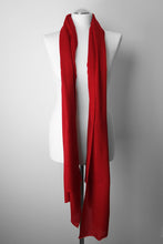 Lade das Bild in den Galerie-Viewer, Pashmina, 100% Kaschmirwolle, Feuerwehrrot
