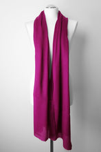 Lade das Bild in den Galerie-Viewer, Pashmina, 100% Kaschmirwolle, Violett purpur
