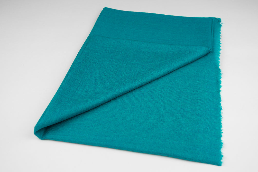 Pashmina, 100% Kaschmirwolle, Türkis
