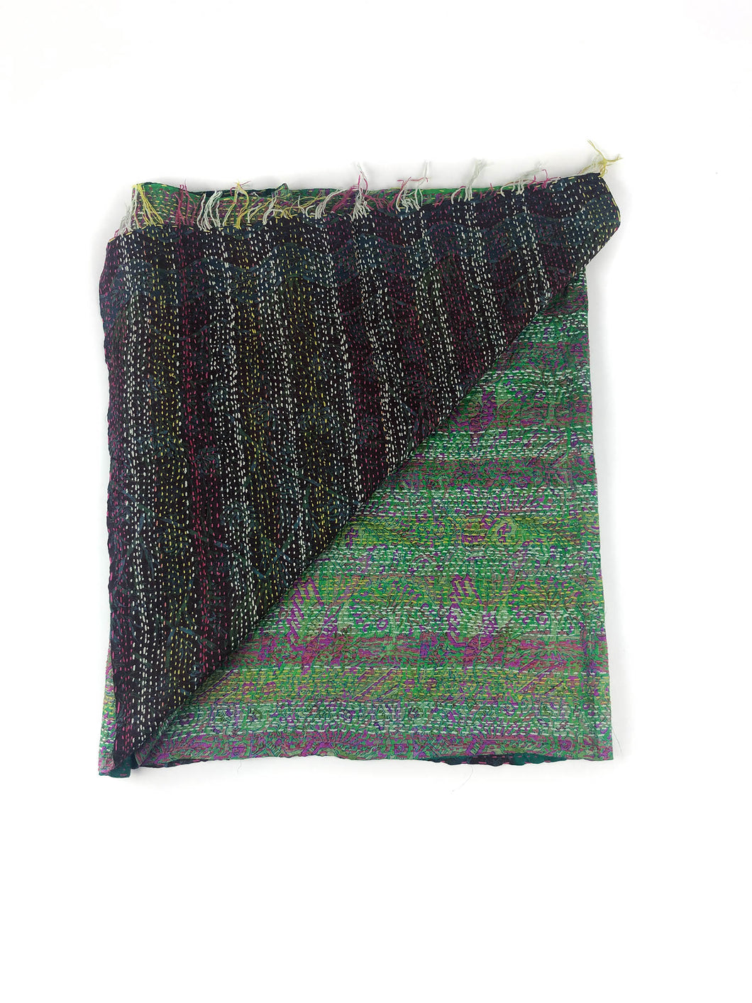 Sarischal mit Kantha-Stickerei